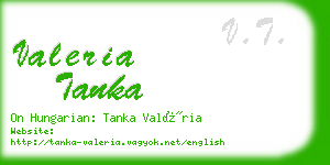 valeria tanka business card